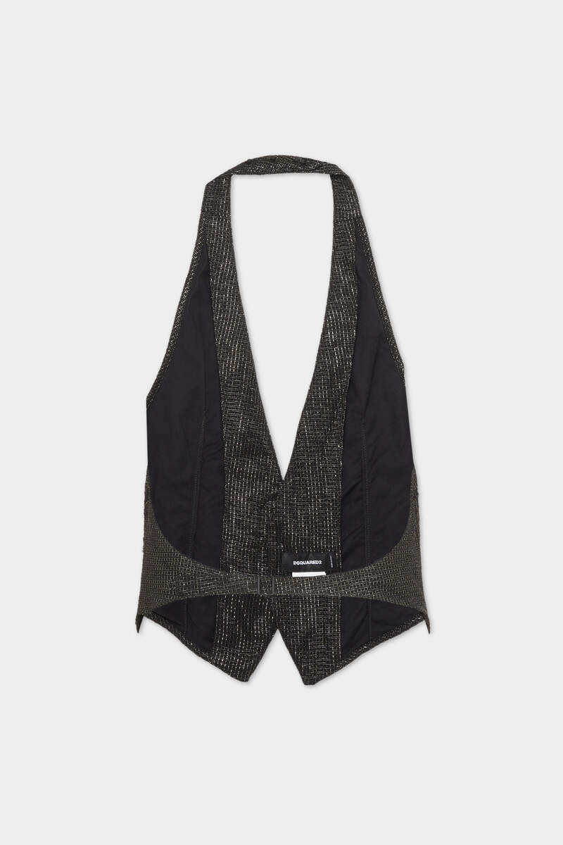 DSQUARED2 GOLD DISCO WASH VEST outlook