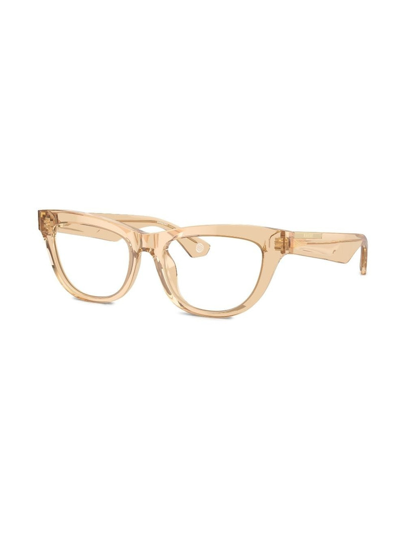 Burberry transparent-design cat-eye glasses outlook