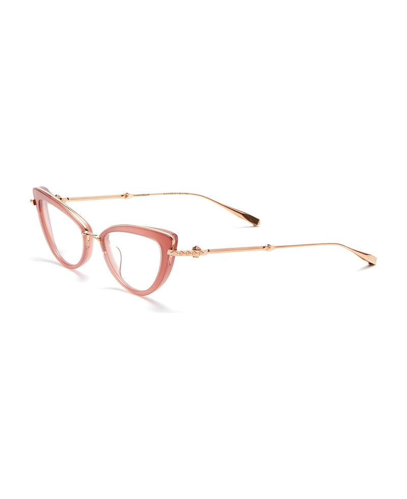 Valentino V-daydream - White Gold / Powder Pink Rx Glasses outlook