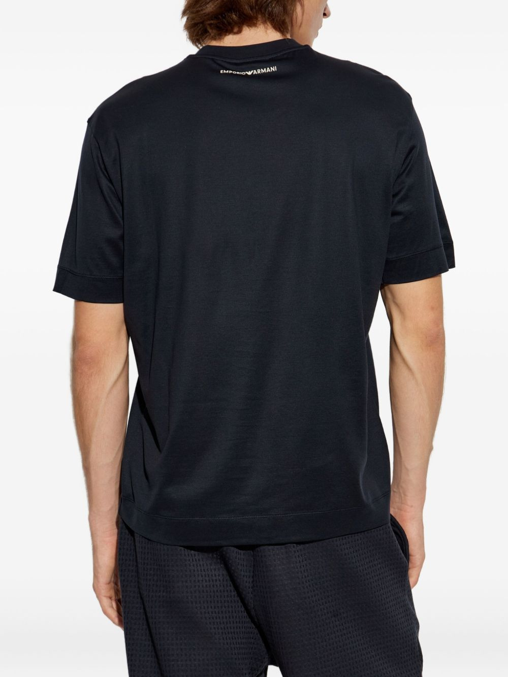 diamond-print T-shirt - 4