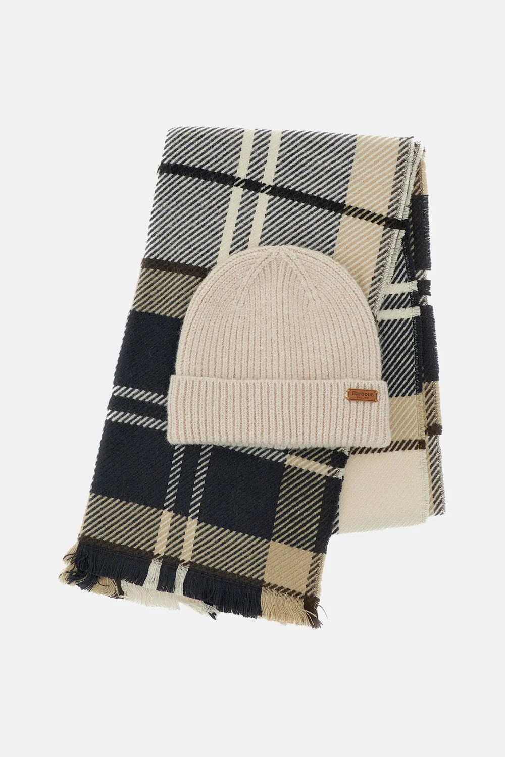 Gift set with scarf, hat - 1