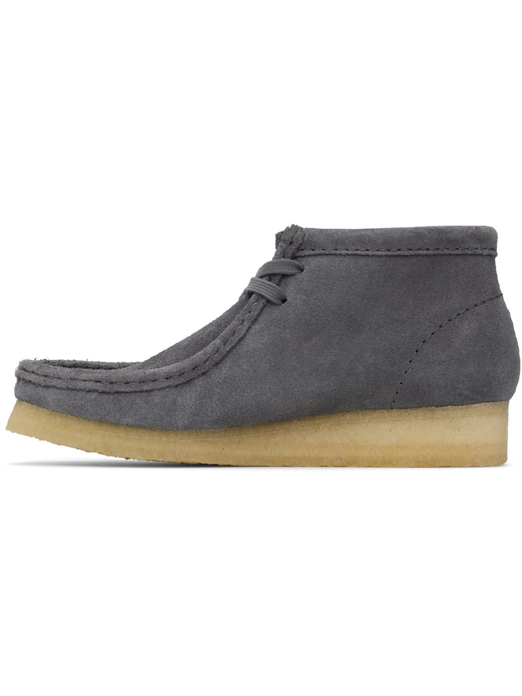 Gray Wallabee Boots - 3