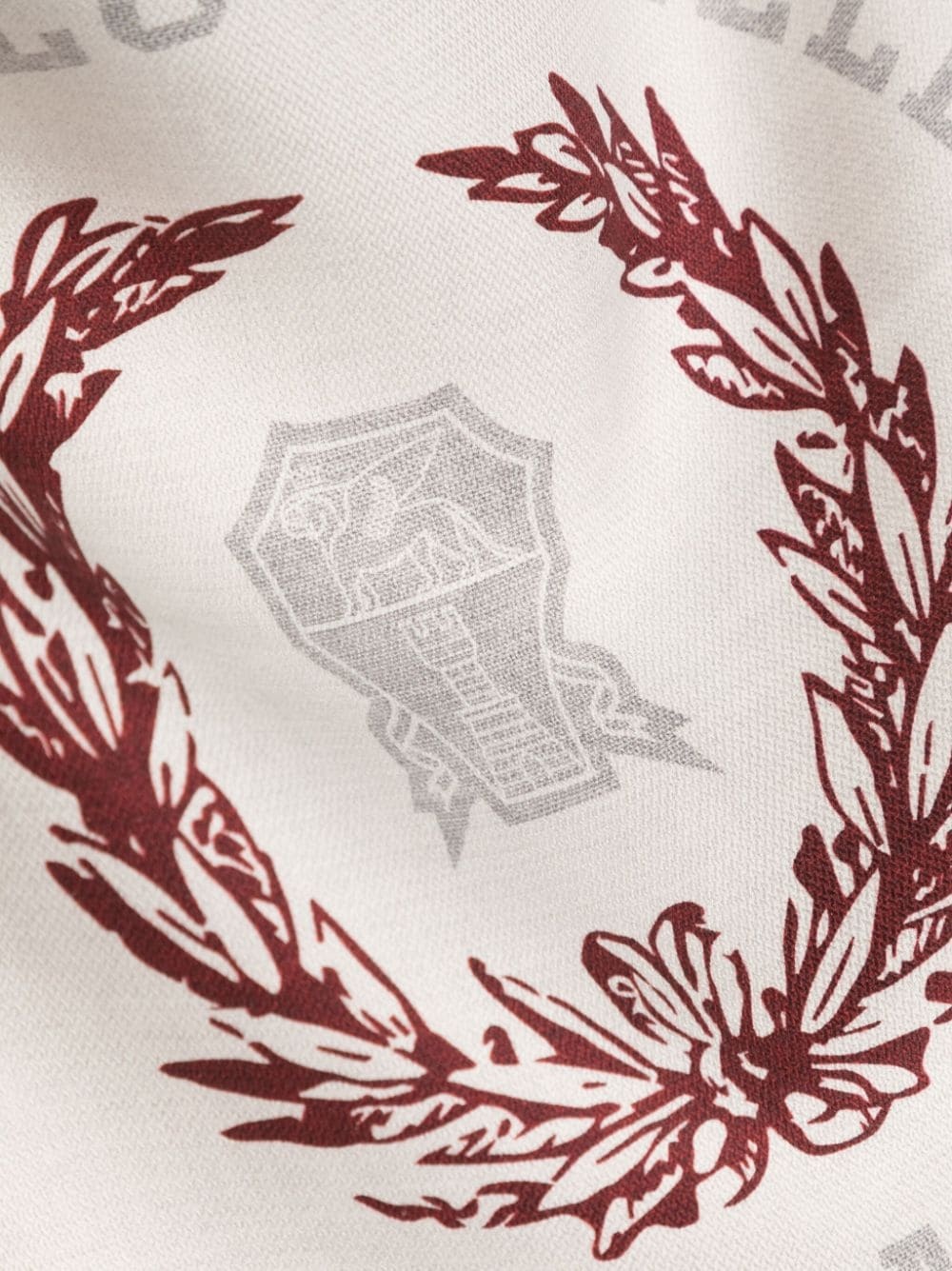 logo-print silk scarf - 2
