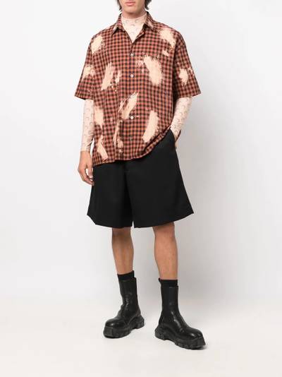 Raf Simons mid-rise drop-crotch shorts outlook