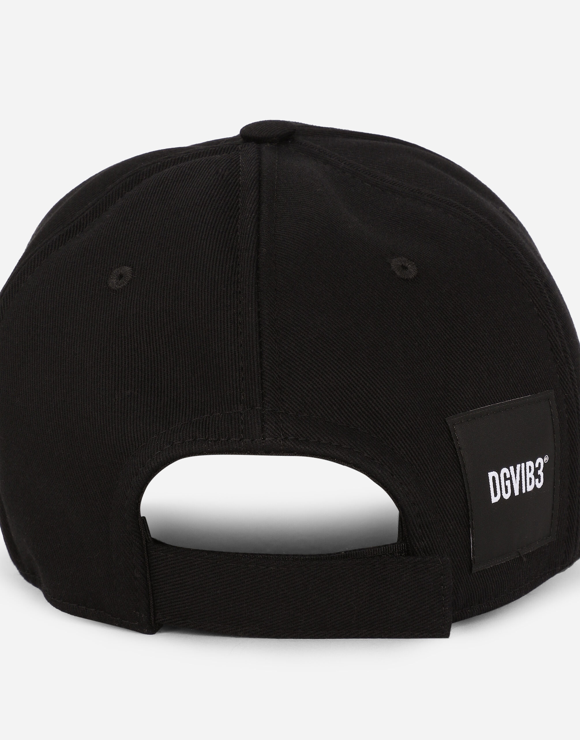 Cotton drill baseball cap with DGVIB3 embroidery - 3