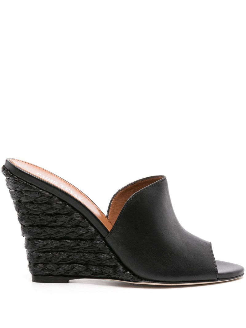 Deia 100mm 가죽 mules 1