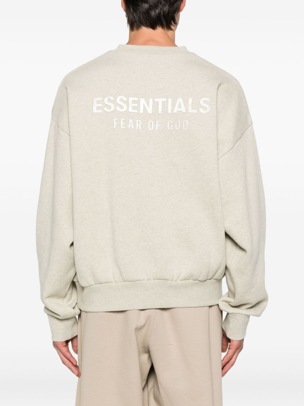 crew-neck cotton sweatshirt - 4