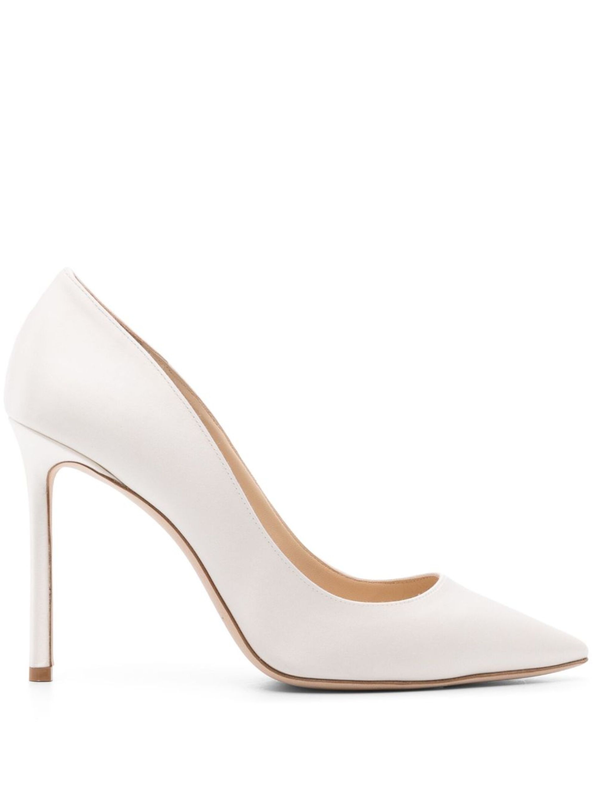 Neutral Romy 100 Satin Pumps - 1