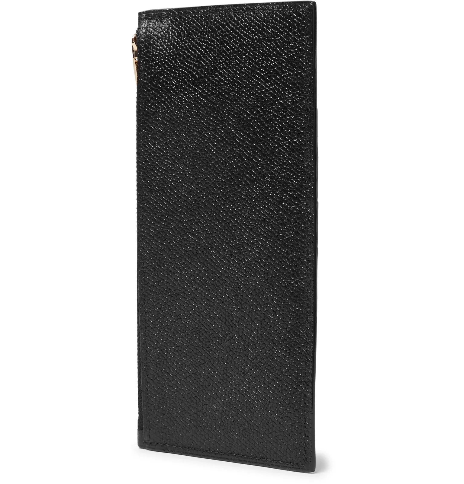 Full-Grain Leather Zipped Cardholder - 7