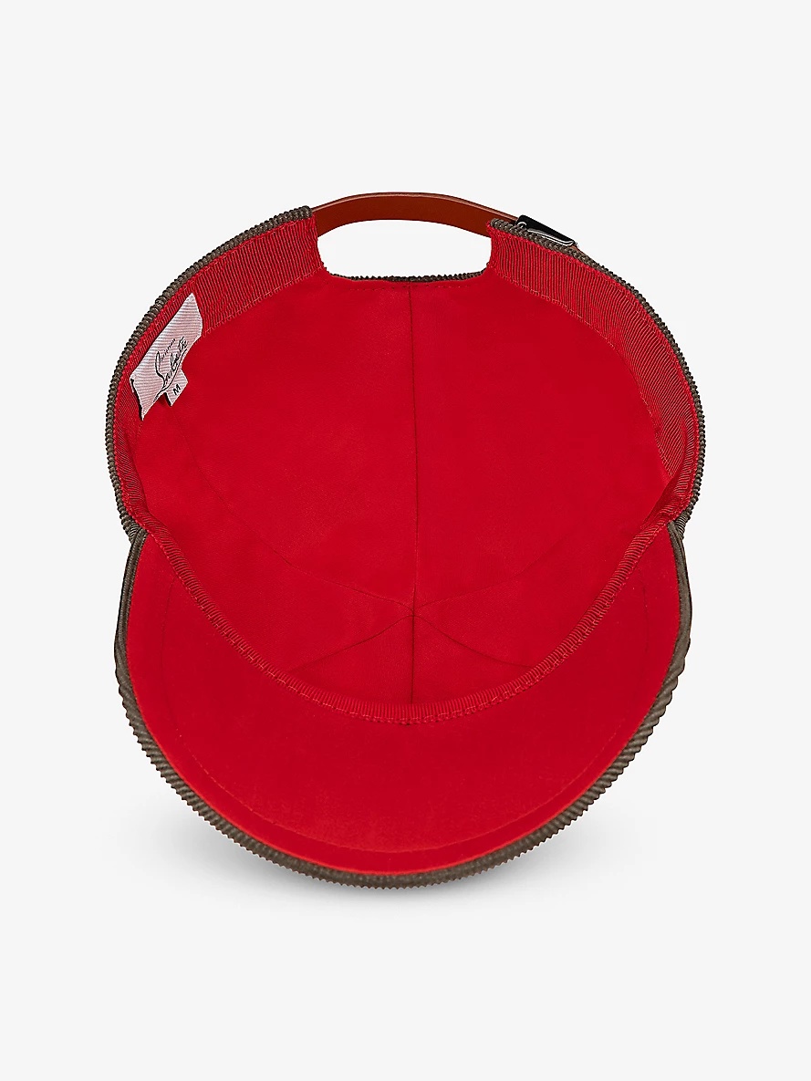 Enky Mooncrest corduroy cotton cap - 2