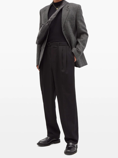 Lemaire Belted wide-leg wool trousers outlook