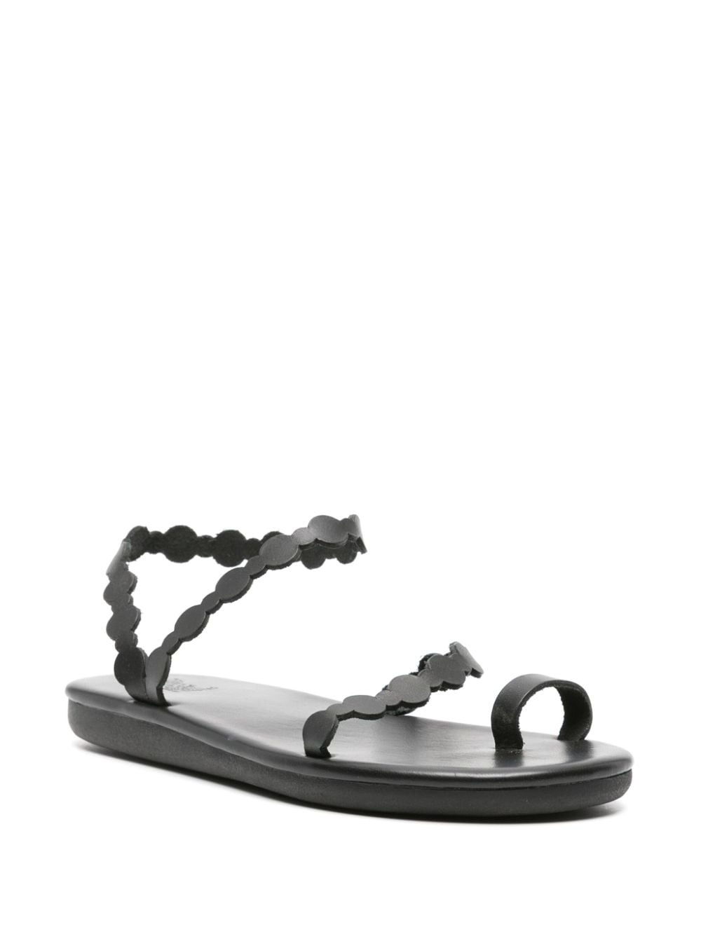 Cronos flat leather sandals - 2
