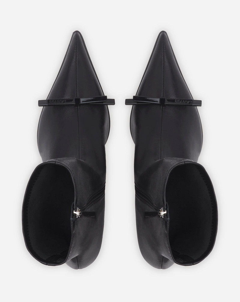 LANVIN BOW ANKLE BOOTS IN LEATHER 3