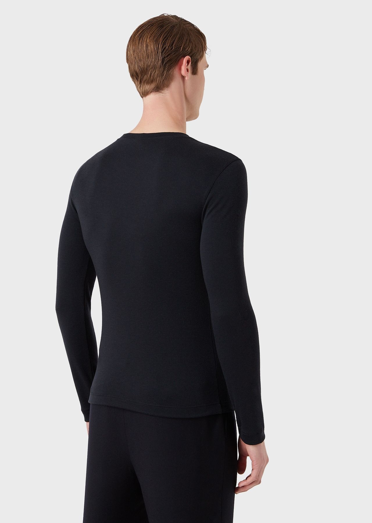 Pure cashmere interlock crew-neck jumper - 2