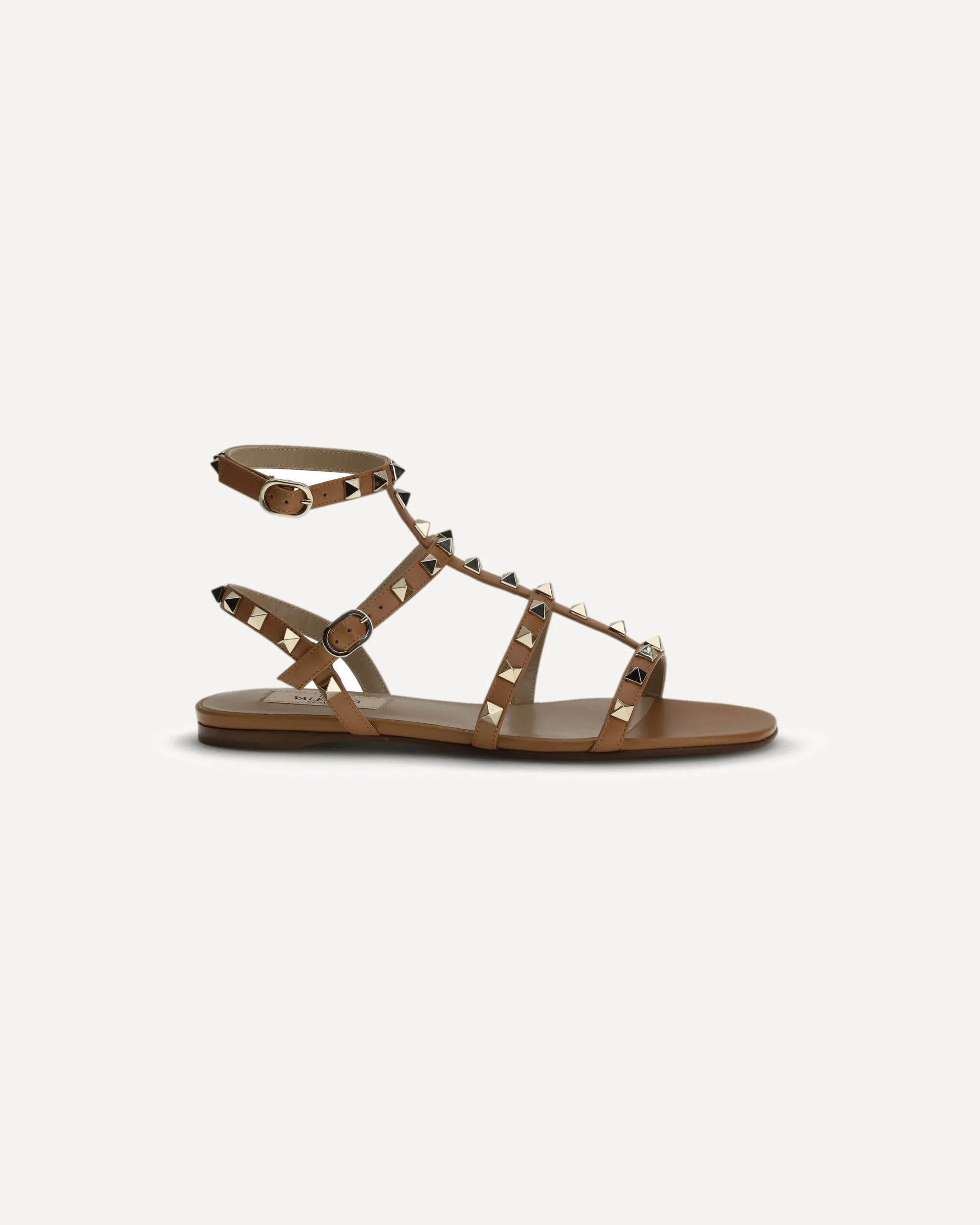 Rockstud leather Sandals - 1