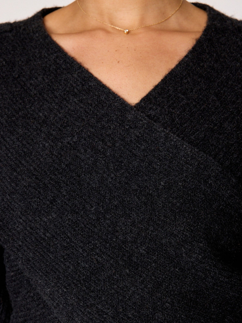 The Hughes Wrap Front Sweater 9