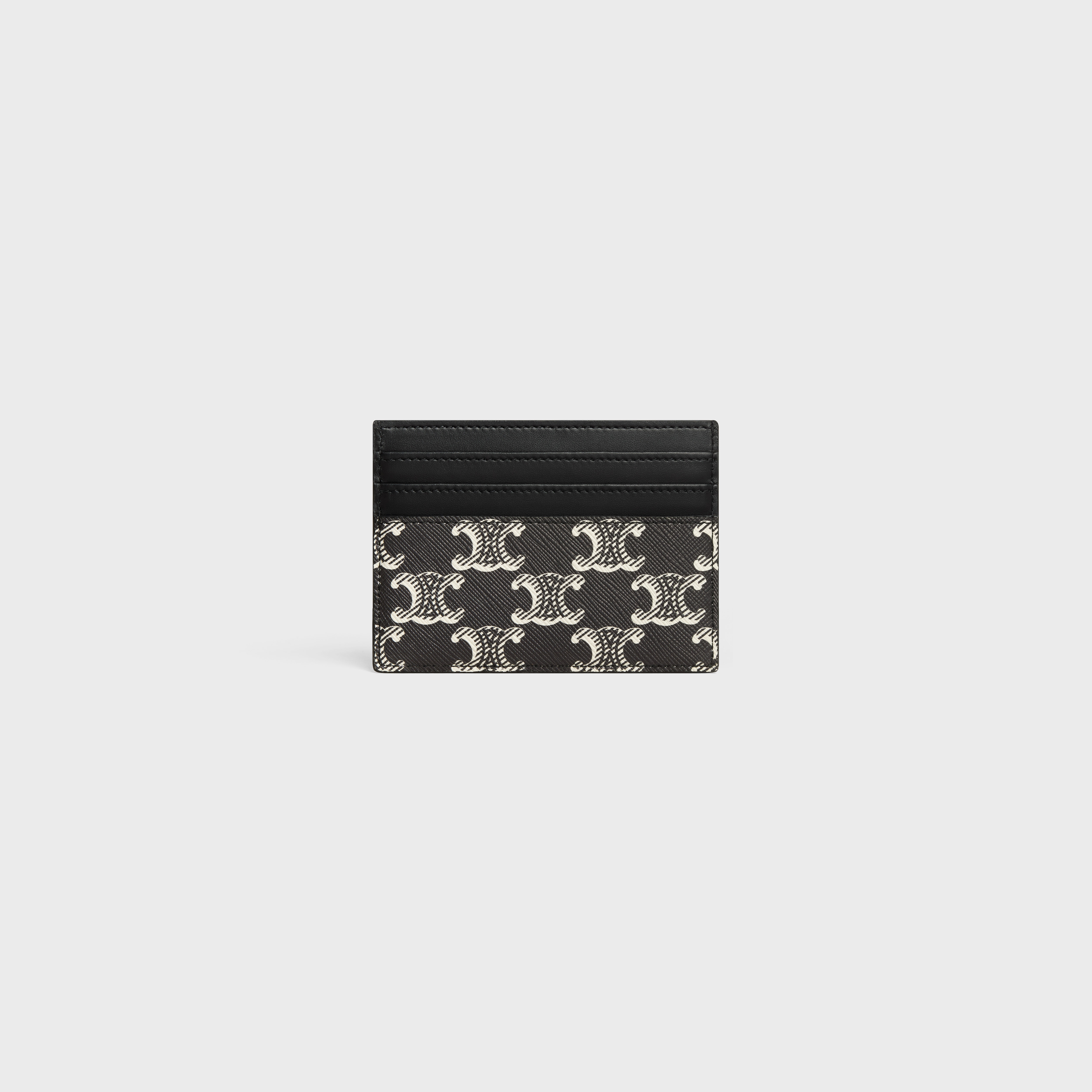 LARGE CARD HOLDER in Triomphe canvas two-tone and calfskin - 3