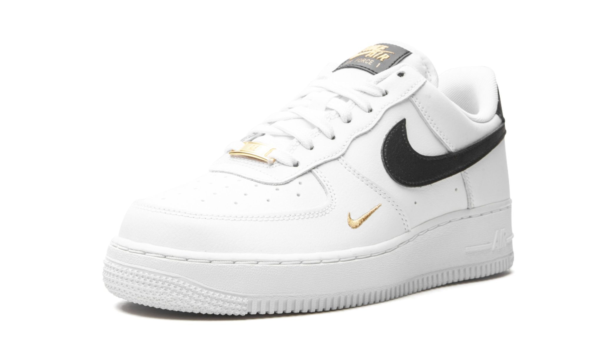 WMNS Air Force 1 Low Essential "White / Black / Gold" - 4