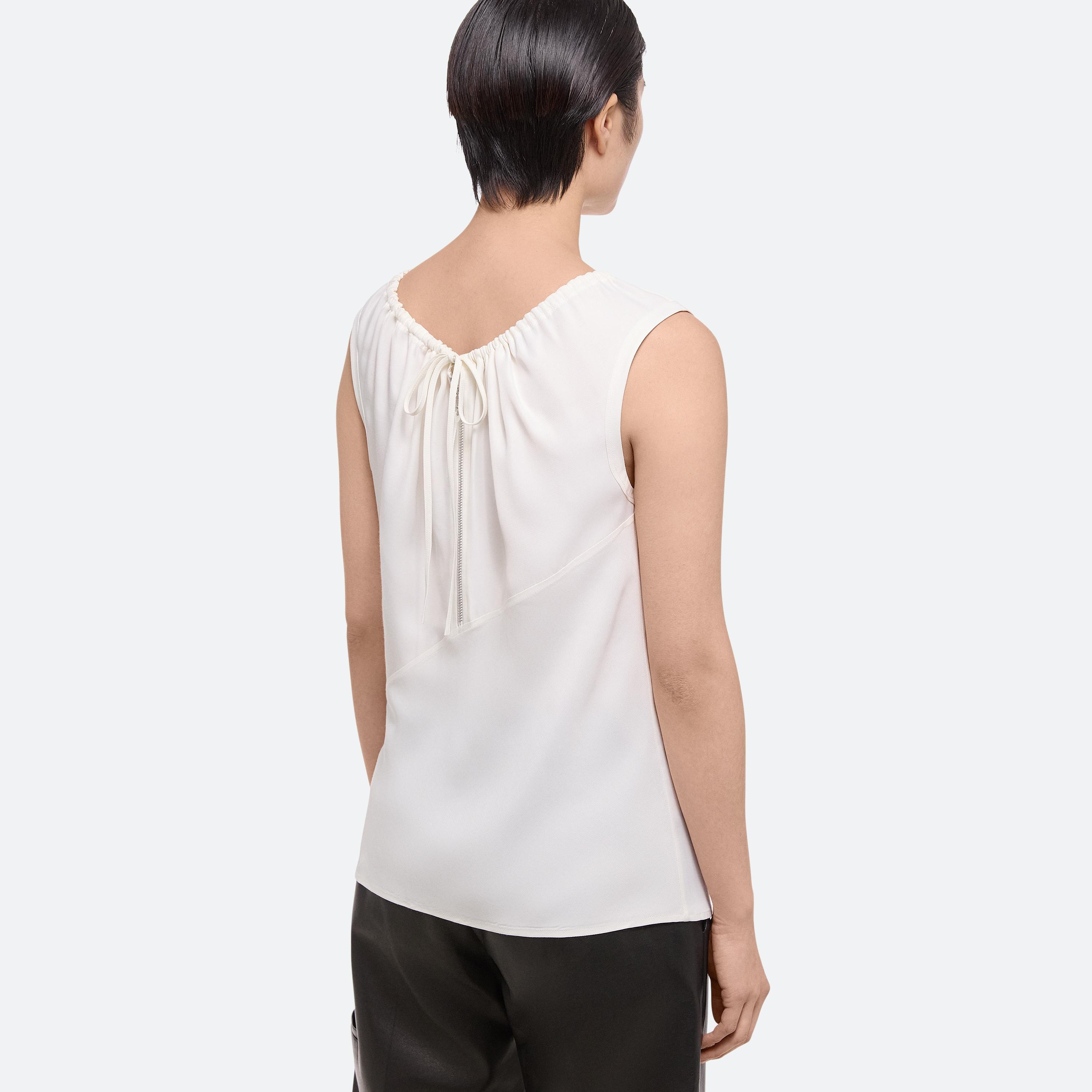 DRAWSTRING SLEEVELESS TOP - 6