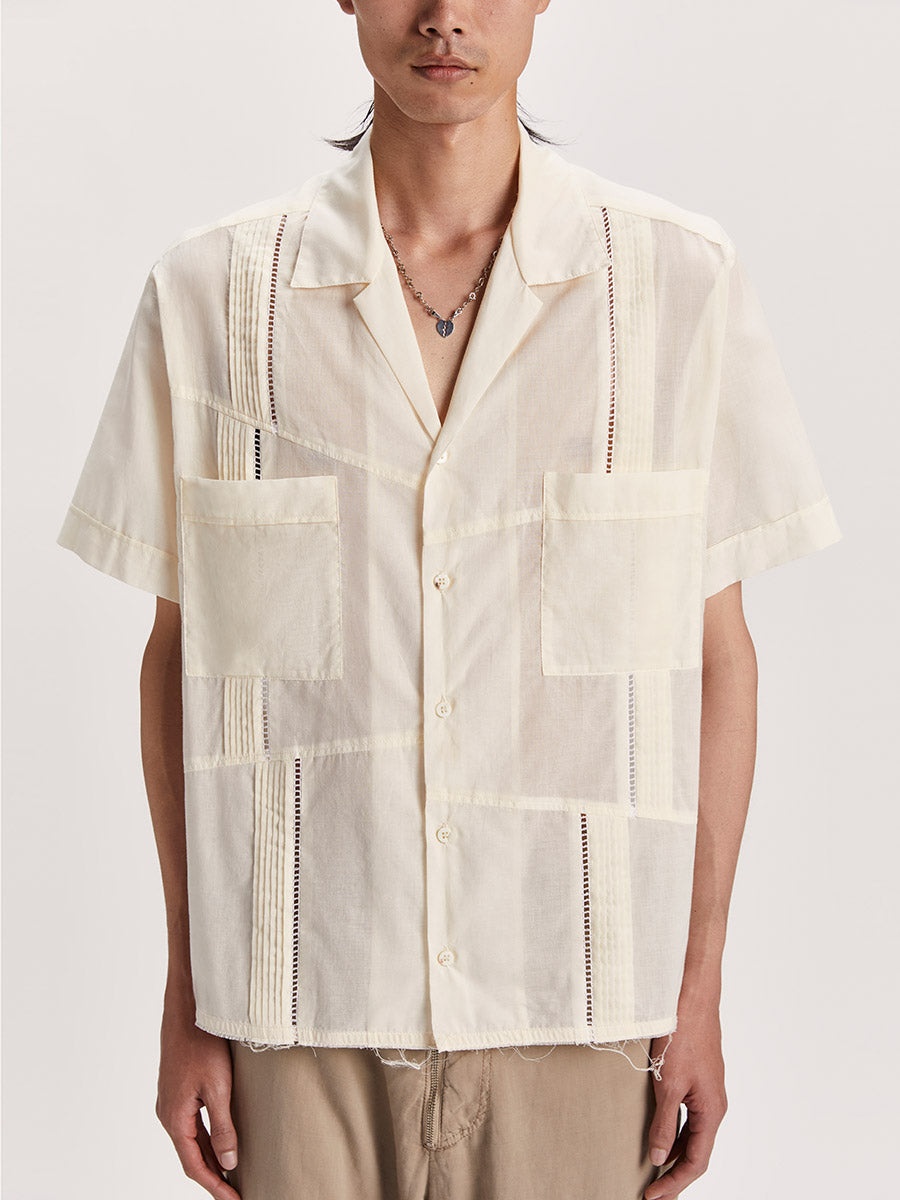 Broken Guayabera Milk White - 3