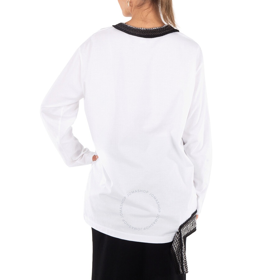 Y'S Knit Attached Long Sleeve Shirt, Brand Size 2 (Small) - 3