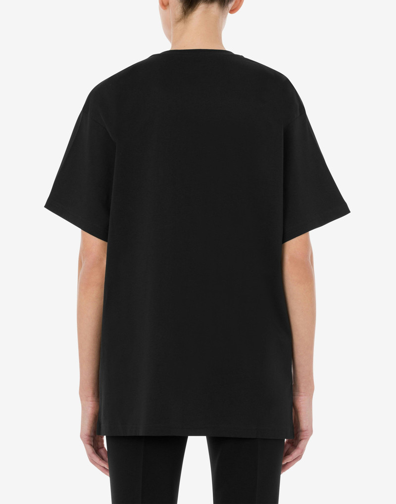 LOGO EMBROIDERY ORGANIC JERSEY T-SHIRT 3