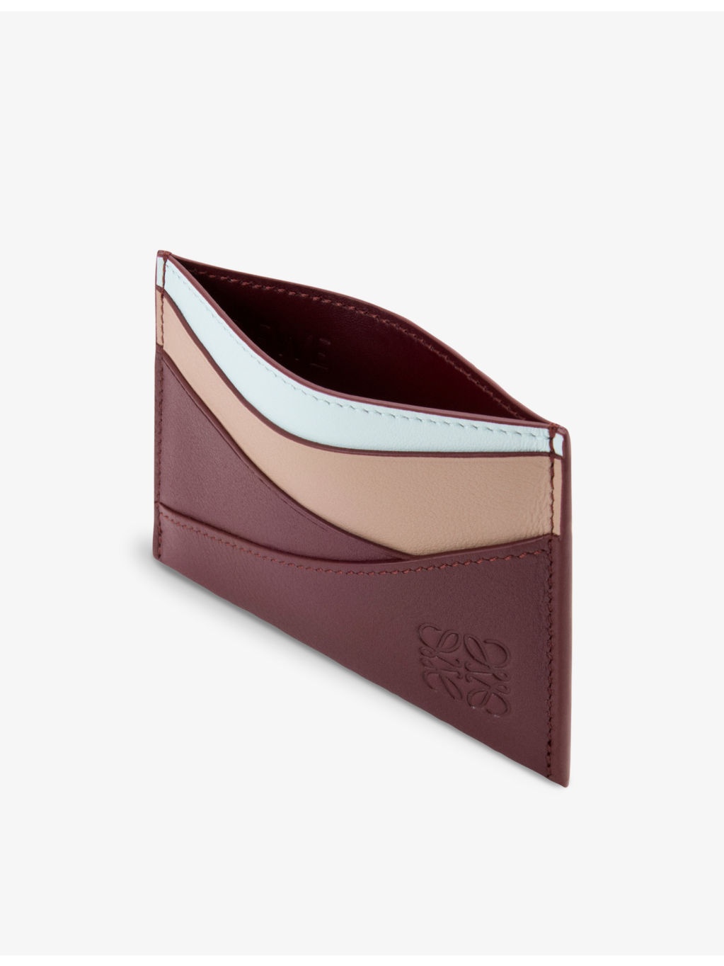 Puzzle Plain Leather Cardholder - 4