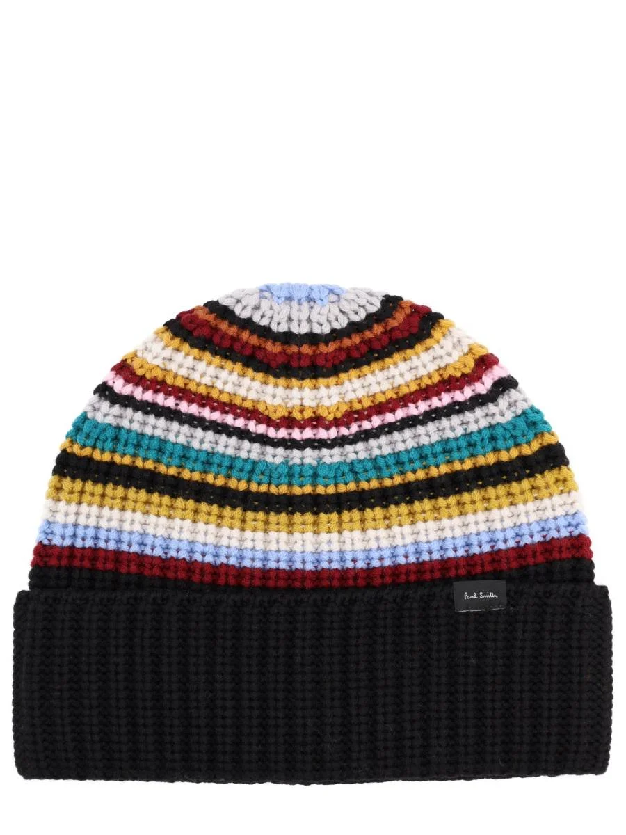 Paul Smith "Signature Stripe" Beanie - 1