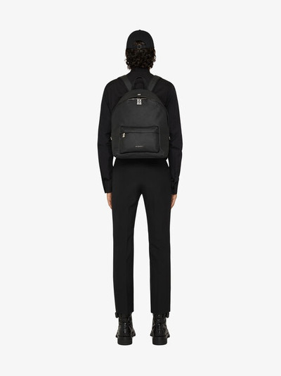 Givenchy DOUBLE U BACKPACK IN GRAINED LEATHER outlook