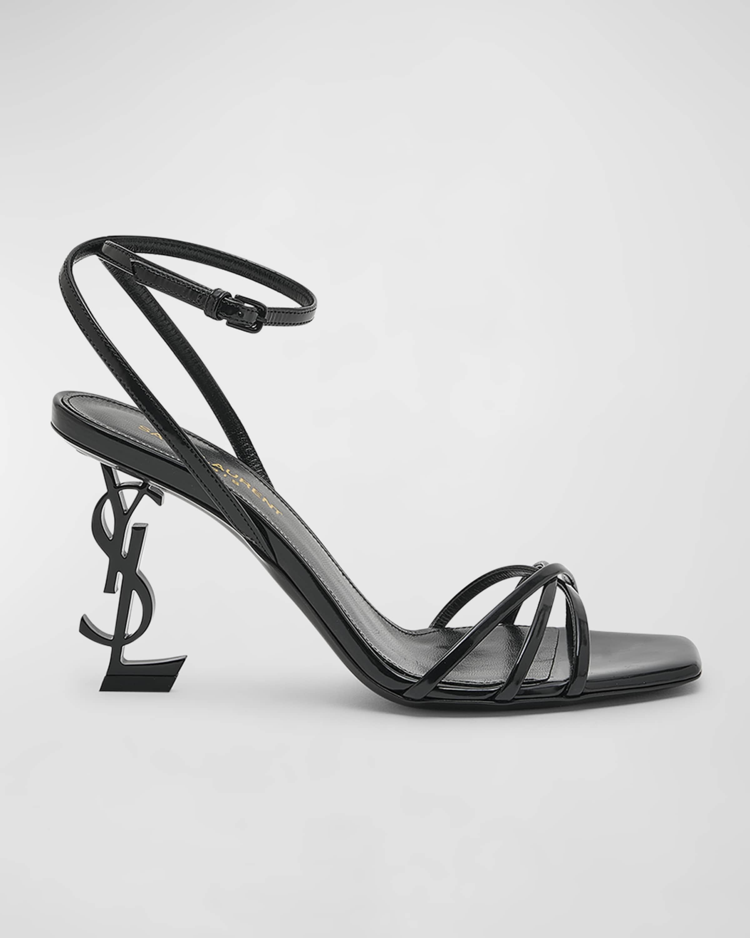 Opyum Patent YSL Ankle-Strap Sandals - 1