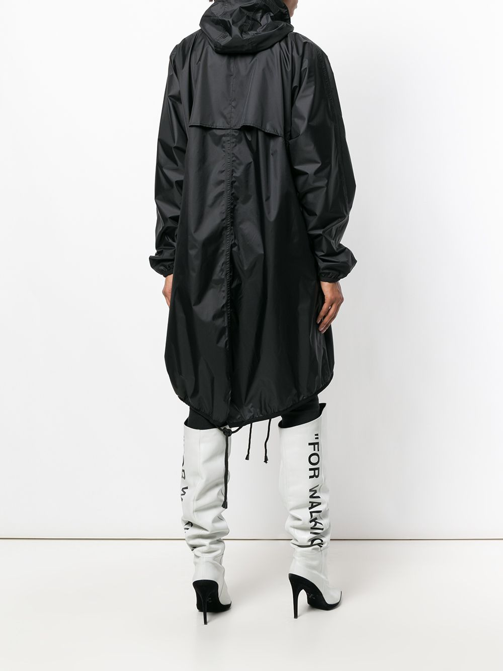 X K-Way oversized zipped coat - 4