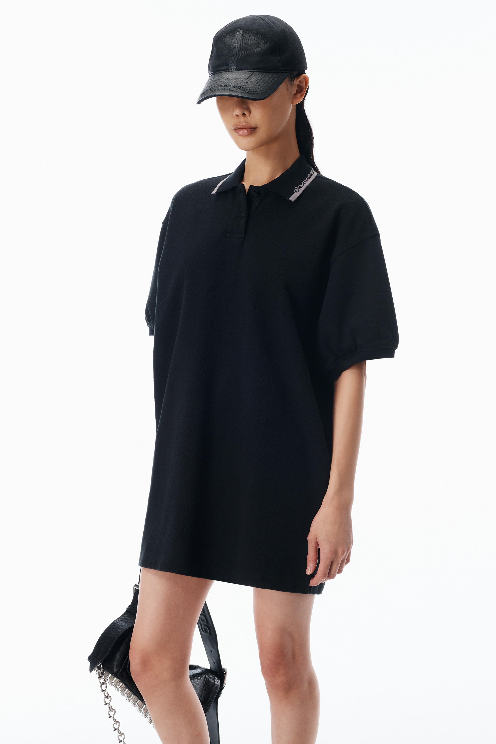 Relaxed Polo Cotton Minidress - 3