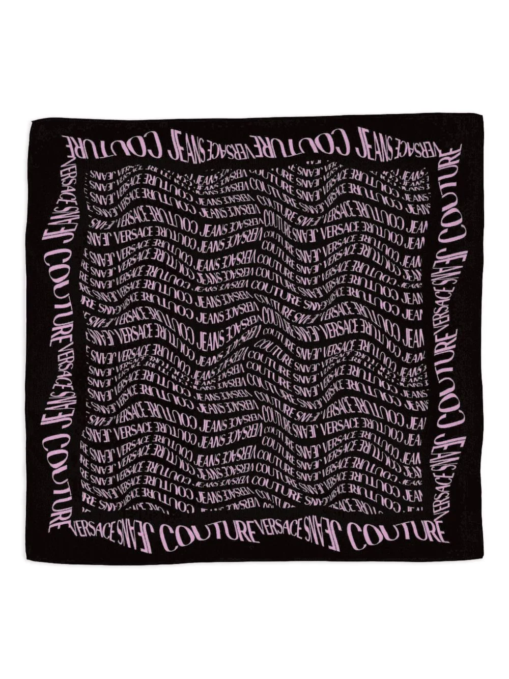 logo-print scarf - 1