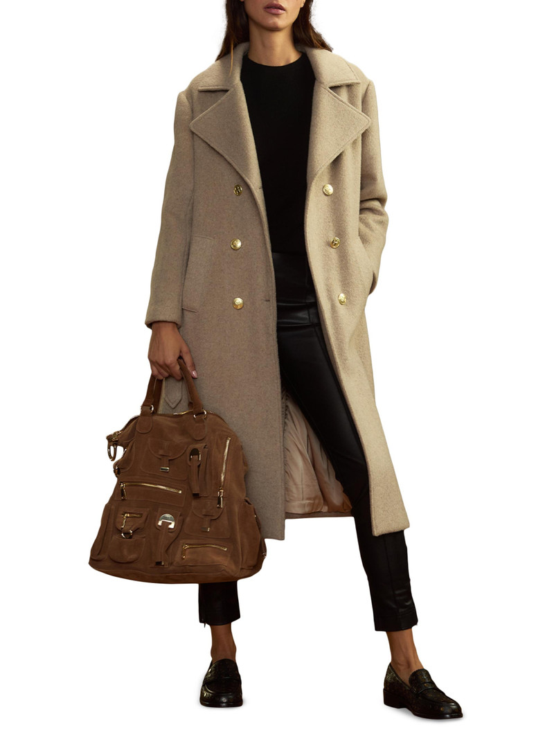 Women's Noa Wool-Blend Coat - Camel 6