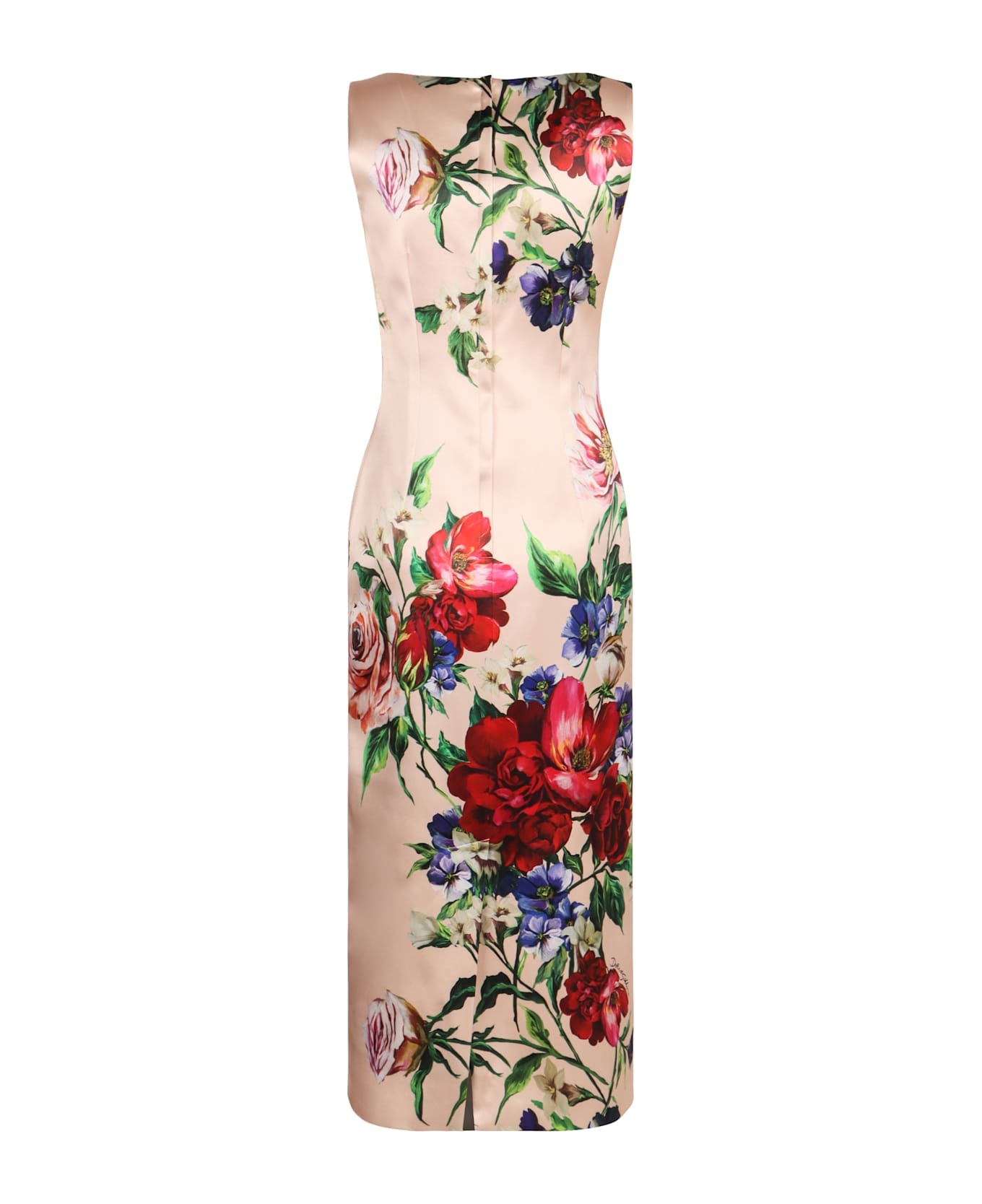 Printed Satin Dress - 2