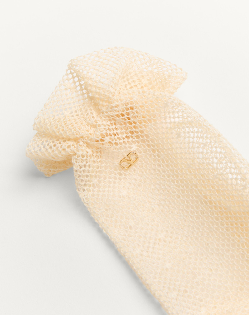 Valentino VLOGO SIGNATURE GLOVES IN COTTON AND TULLE outlook