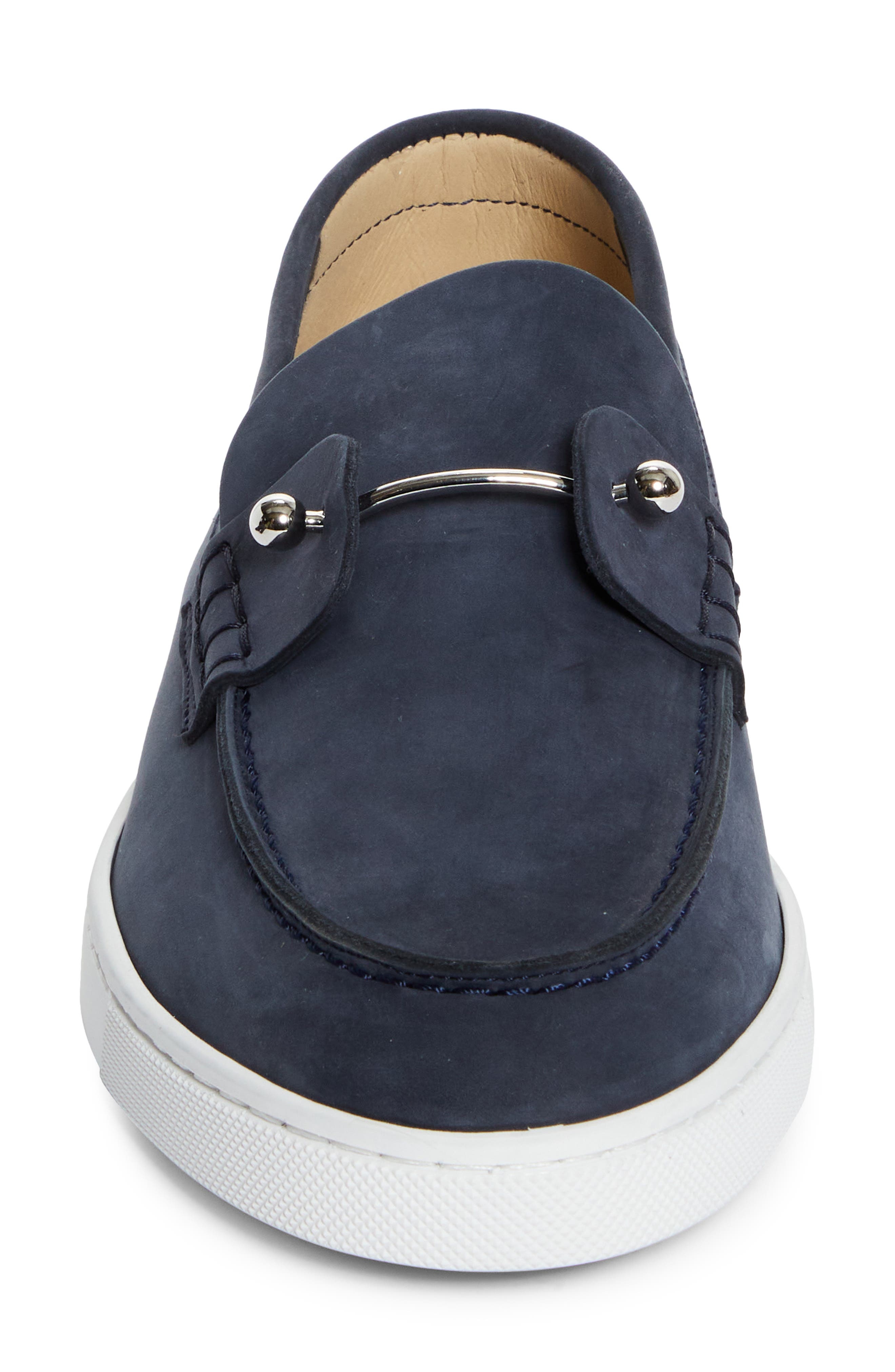 Christian Louboutin Chambeliboat Donna Boat Shoe in Marine at Nordstrom - 4