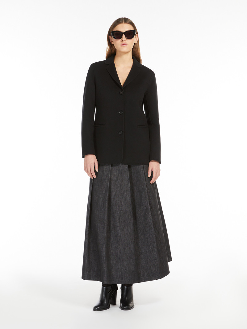 'S Max Mara MORITZ Cotton pleated skirt outlook