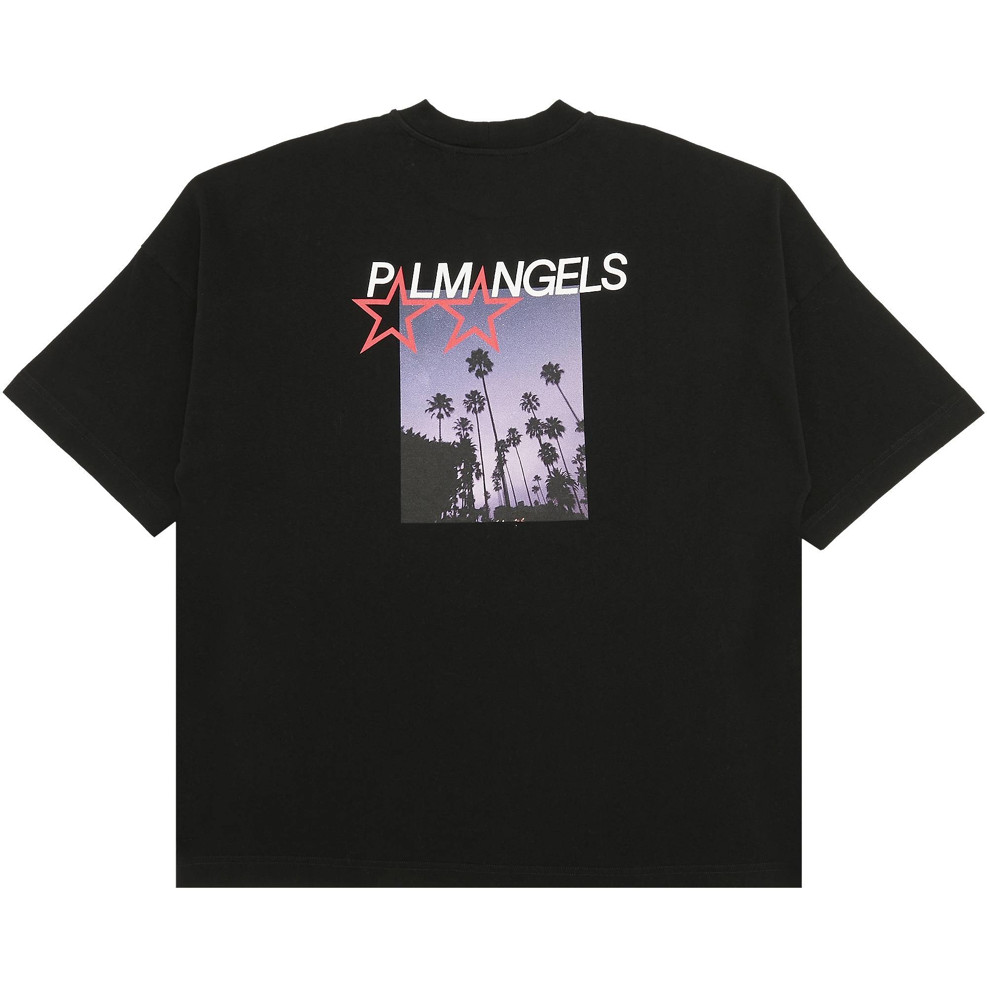 Palm Angels Stars And Palms Loose Tee 'Black' - 2