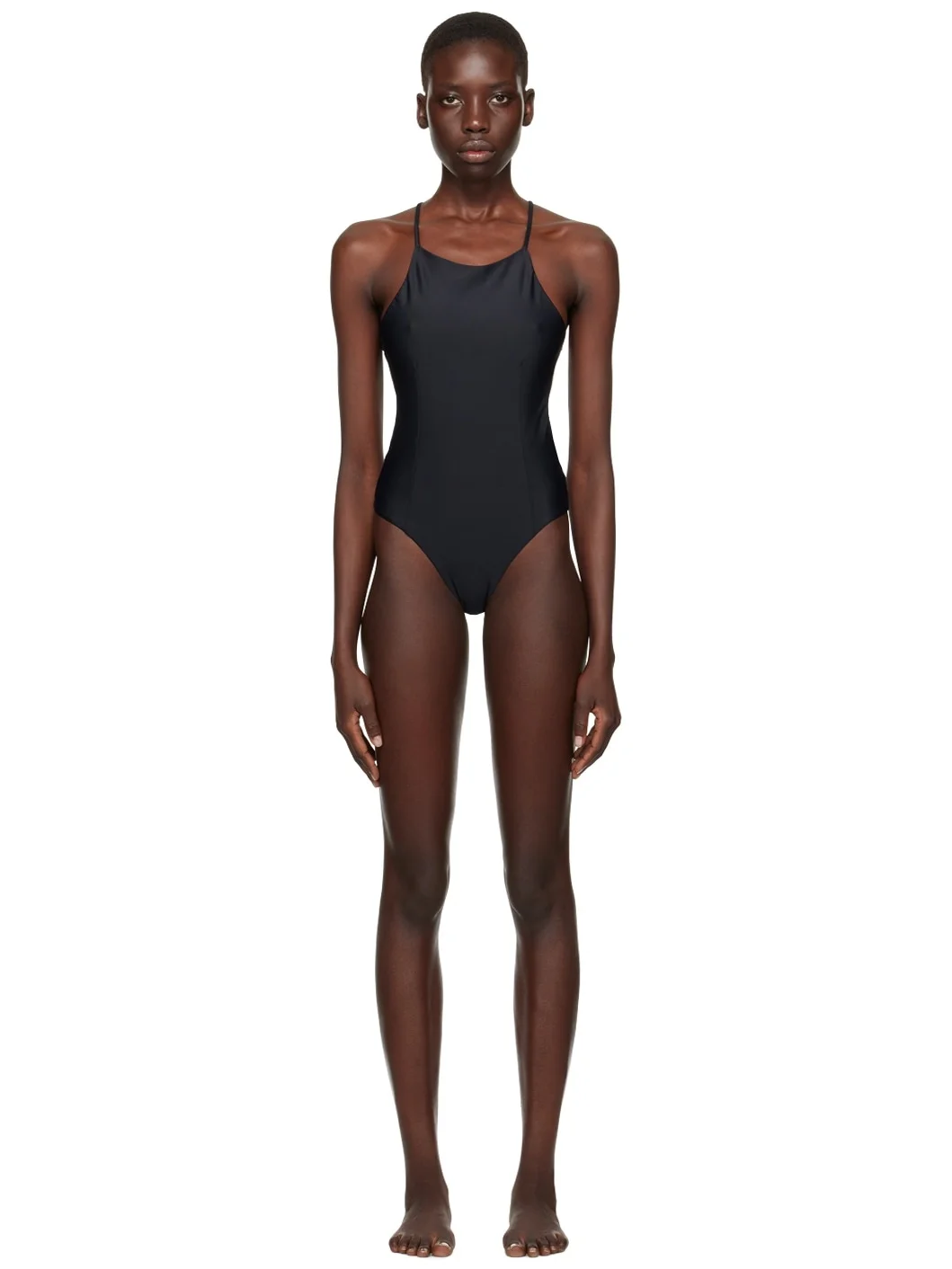 Black Racer Swimsuit - 1