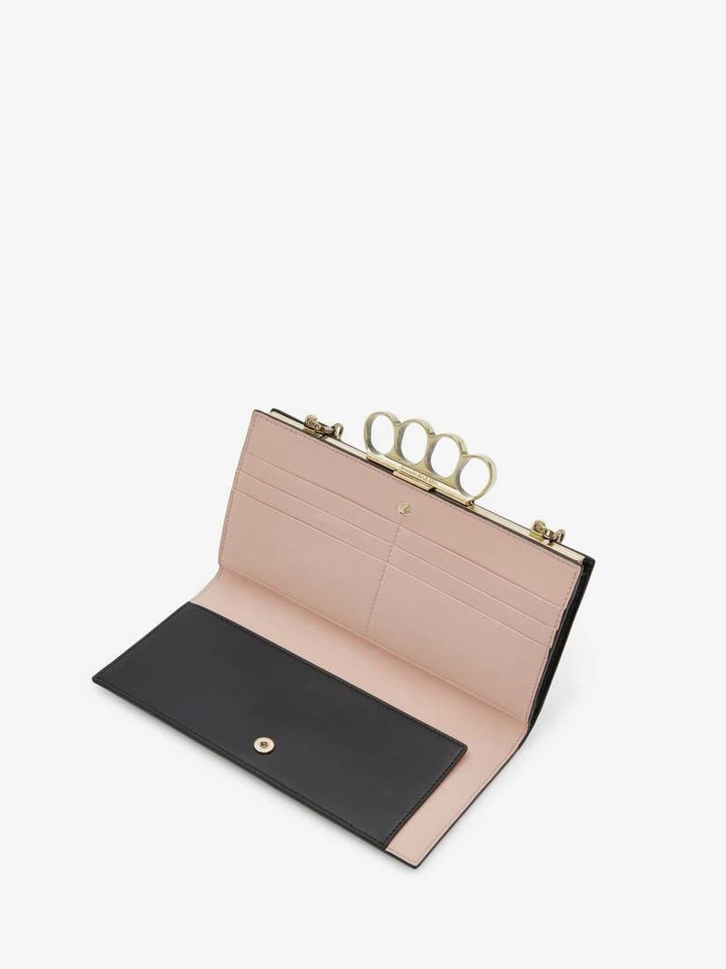 The Four Ring Case With Chain in Black 4