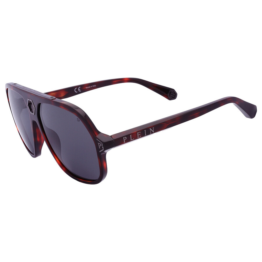 Philipp Plein Grey Navigator Men's Sunglasses SPP004M 9ATP 61 - 3