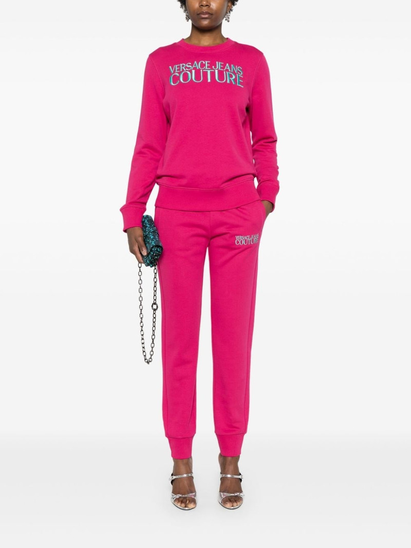 VERSACE JEANS COUTURE embroidered-logo track pants outlook