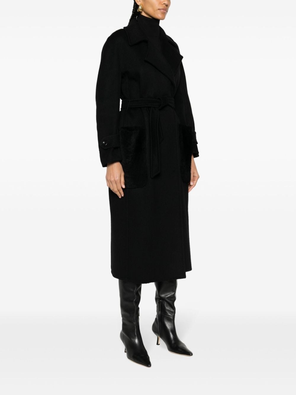 Magia belted cashmere coat - 3