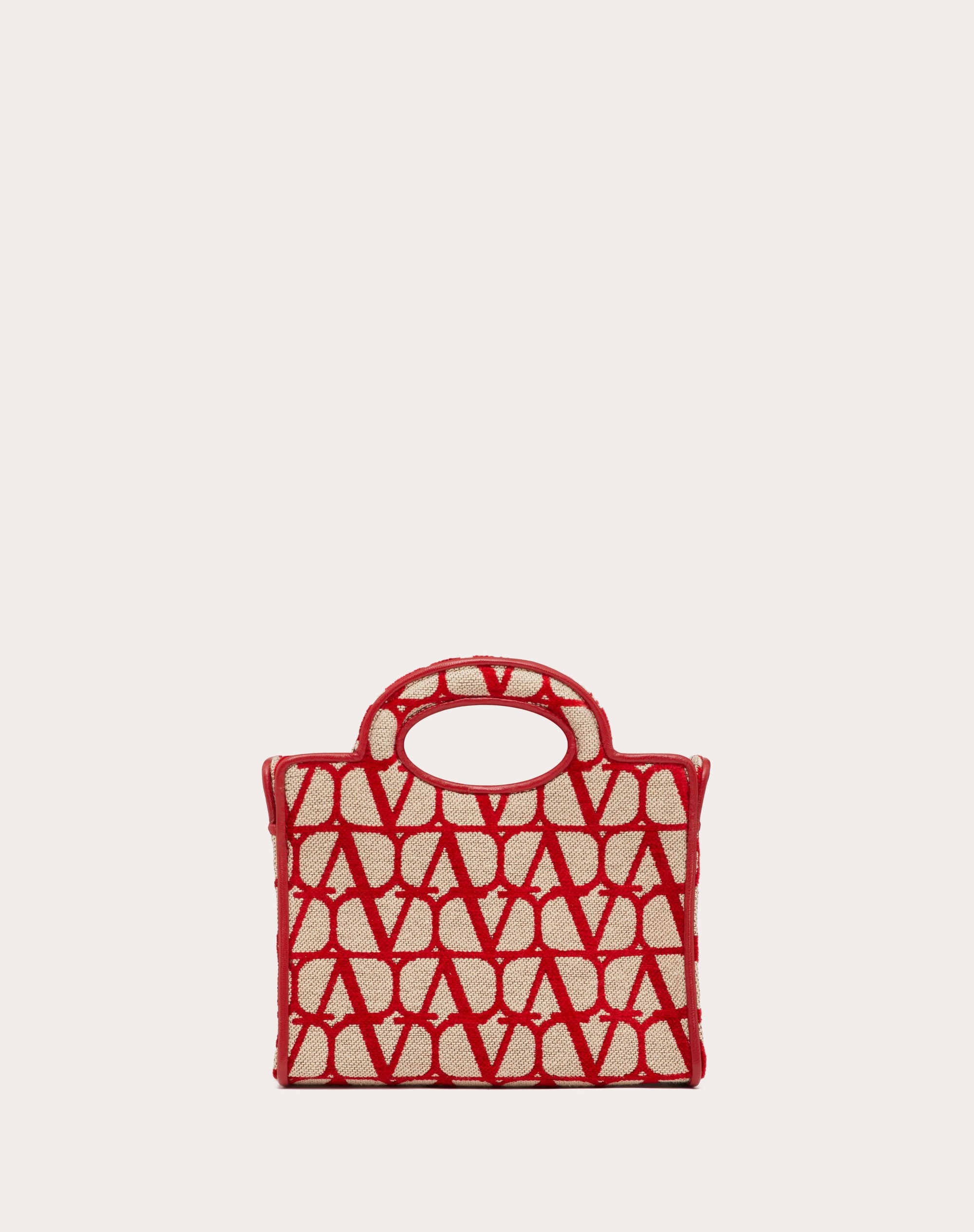LE TROISIÈME MINI SHOPPING BAG IN TOILE ICONOGRAPHE - 3