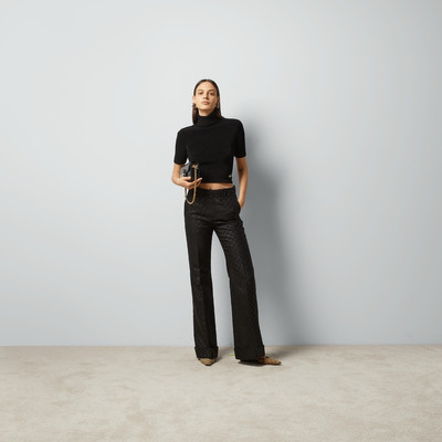 GUCCI GG wool lamé pant outlook