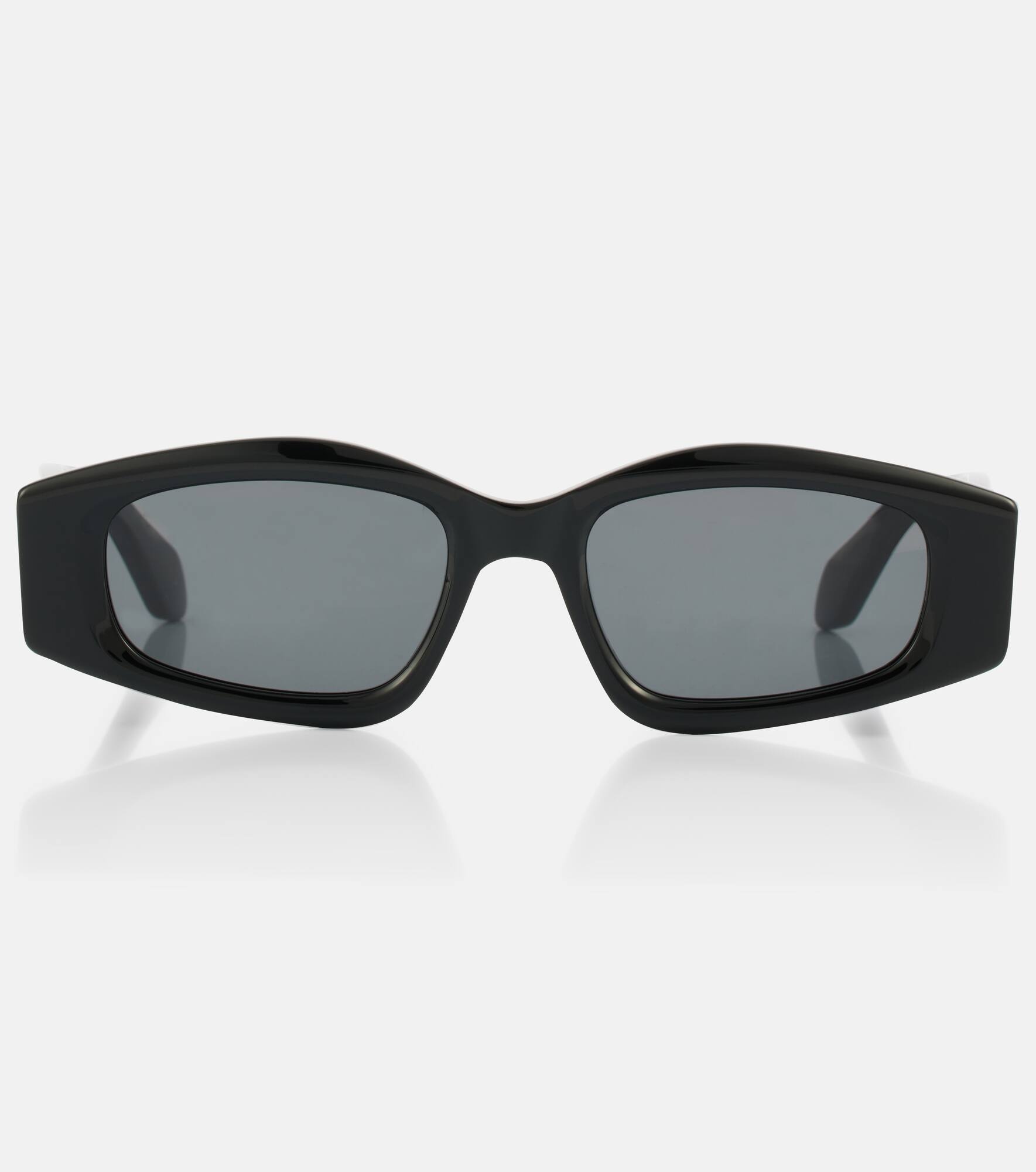 Logo rectangular sunglasses - 1