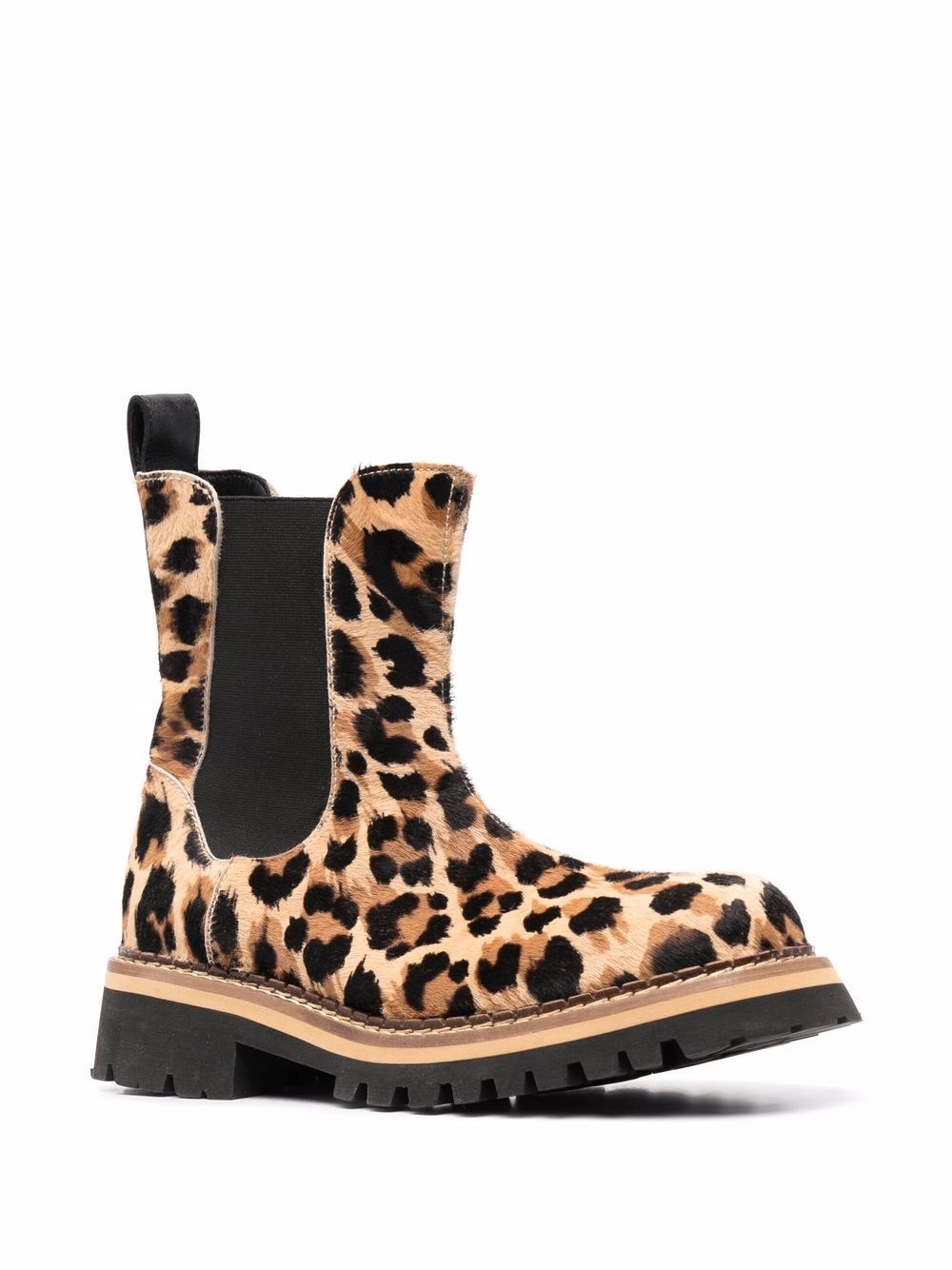 leopard-print Chelsea boots - 2