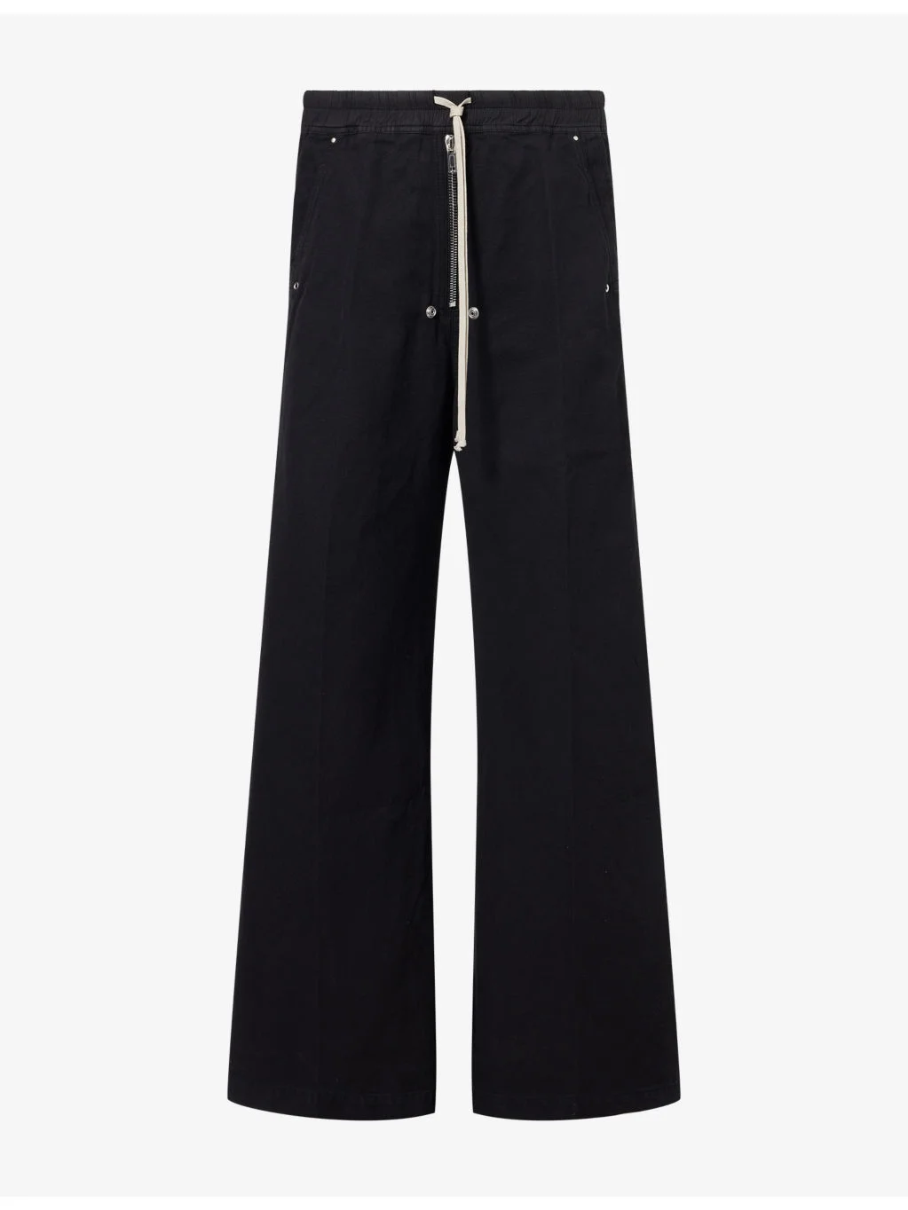 Geth Belas Wide-Leg Cotton-Blend Trousers - 1