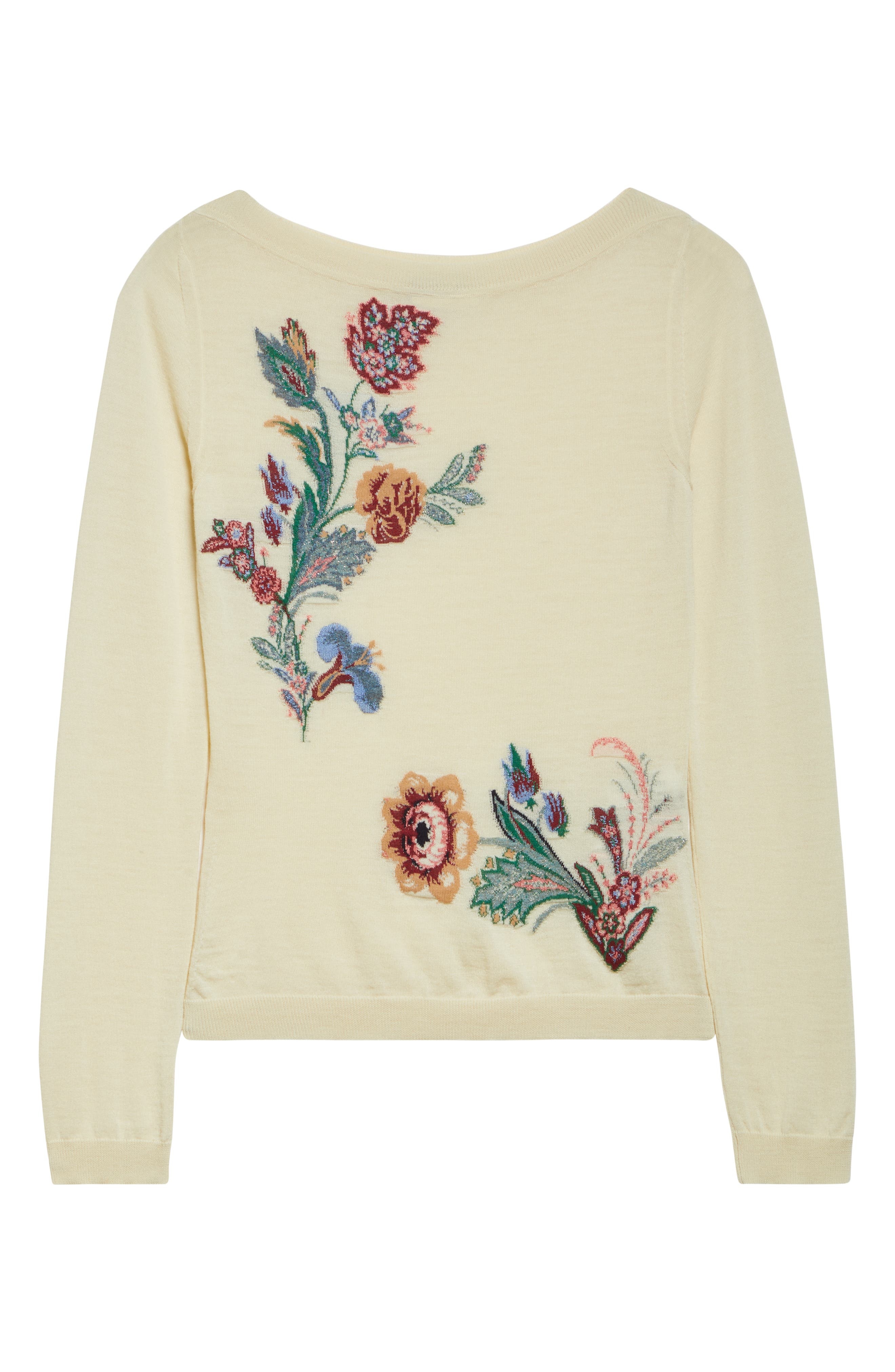 Etro Paisley Wool Blend Sweater in Ivory at Nordstrom - 5